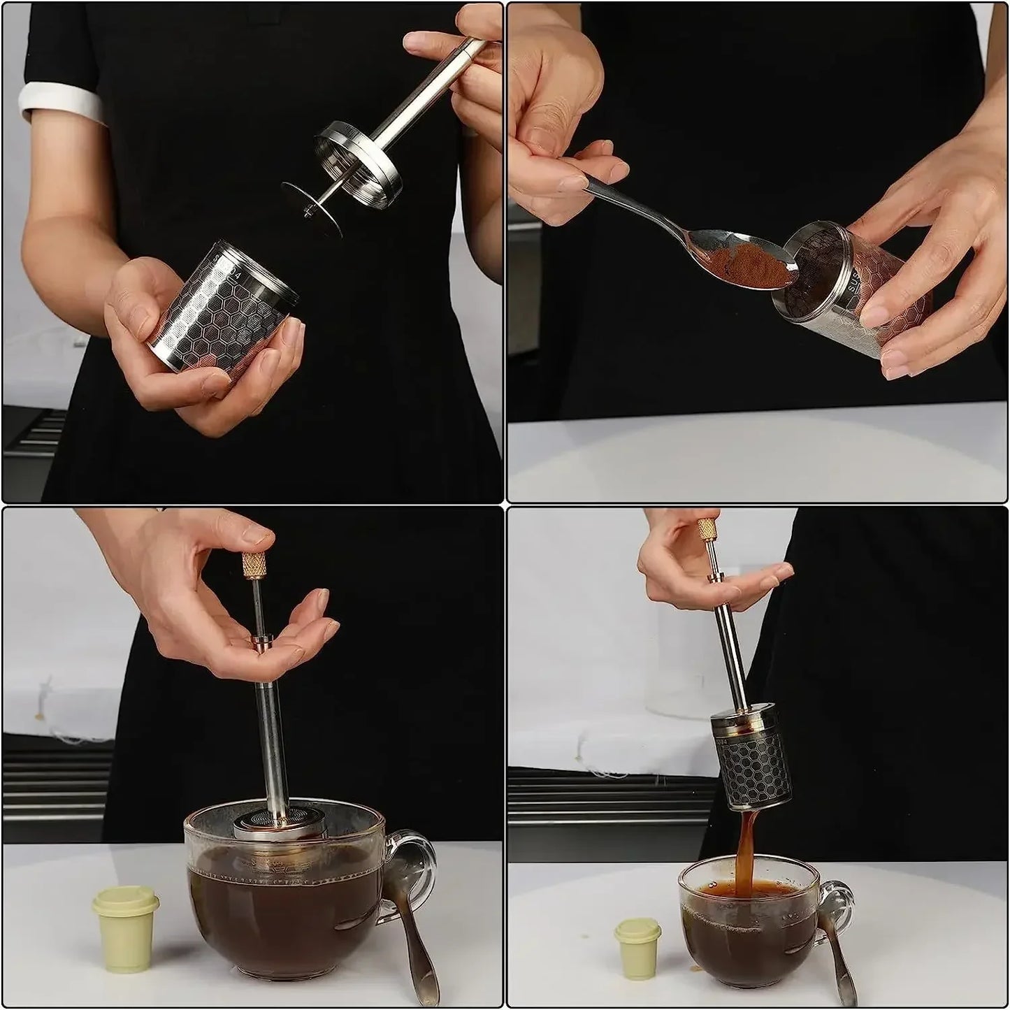 Reusable Stainless Steel Coffee & Tea Filter