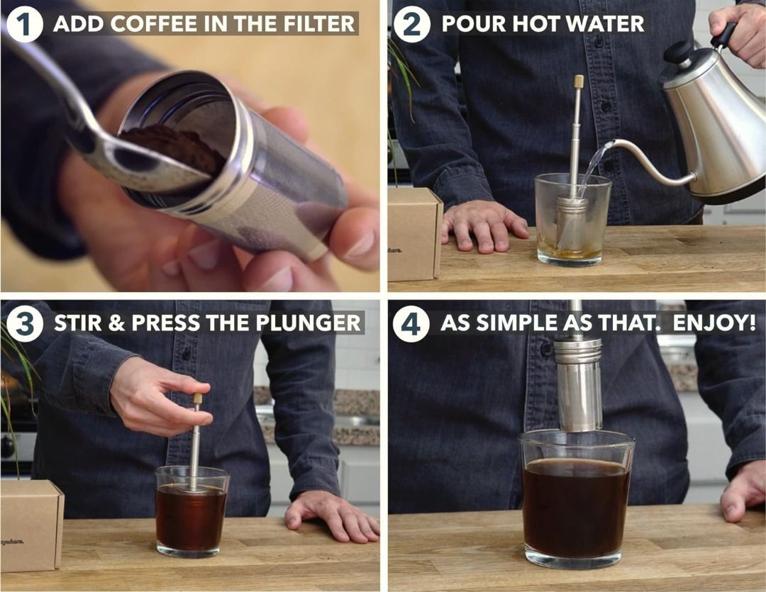 Reusable Stainless Steel Coffee & Tea Filter