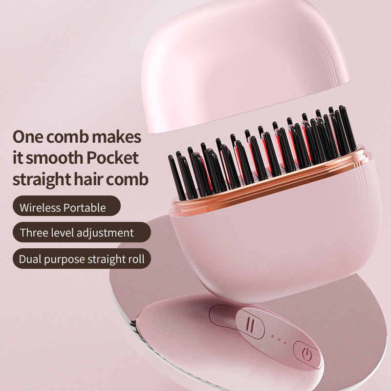 Wireless Hair Straightening Comb